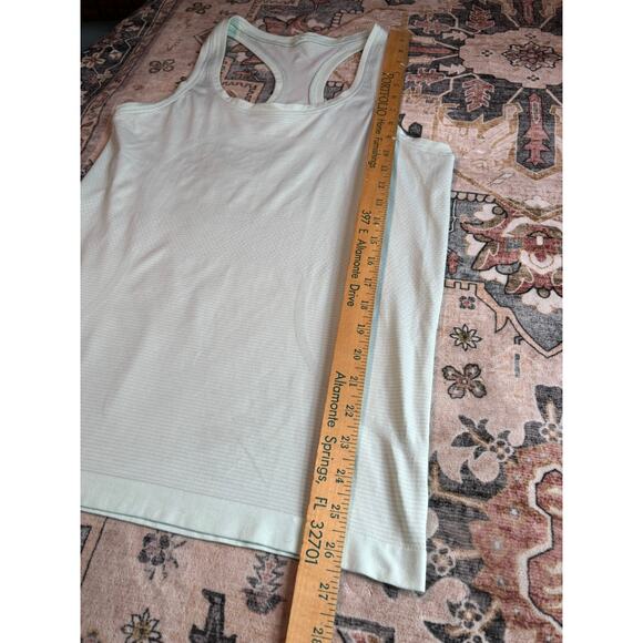 Lululemon Swiftly Racerback Tank Top Mint Green Running Outdoor Yoga Size 8 - Picture 8 of 9
